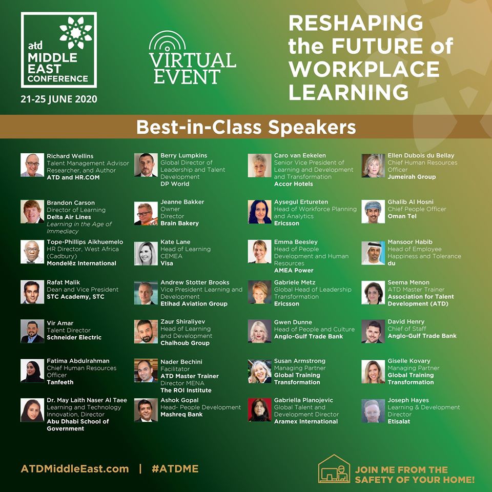 “ATD Middle East Conference” A oneofakind Virtual Opportunity